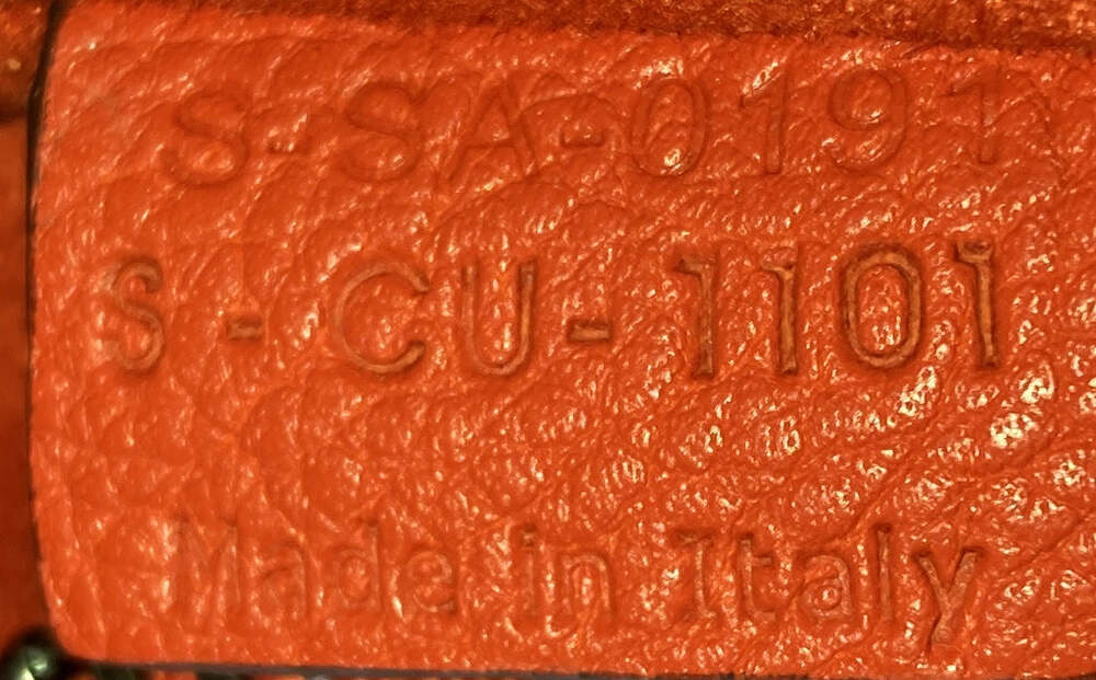 Celine Luggage Bag Grainy Leather Mini #203172C12B - Picture 9 of 9